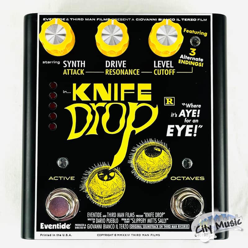 Used Eventide Knife Drop Sub-Octave Fuzz Synth Guitar Effects Pedal ♫ image 1