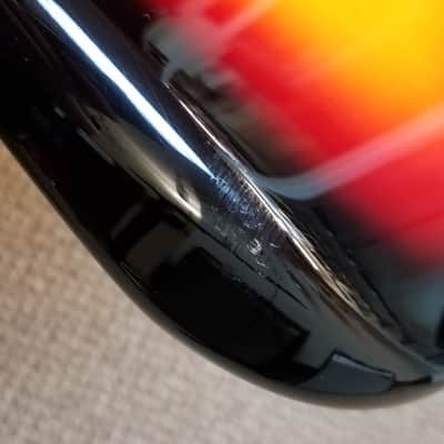 used 2018 Fender Custom Shop Ron Thorn Masterbuilt 1966 Stratocaster NOS with Brazilian Rosewood Fingerboard in Three Tone Sunburst, Excellent Condition with OHSC & Case Candy! image 15