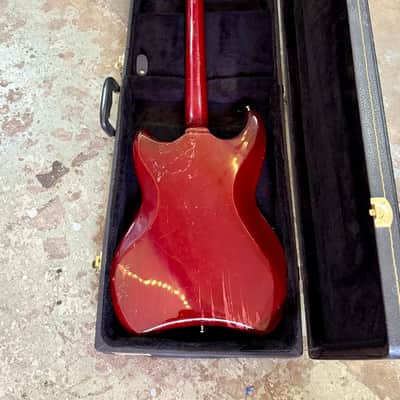 Guild Polara S-50 electric guitar 1964 - Cherry original vintage USA image 11