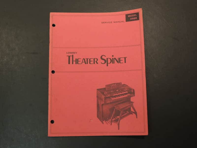 Lowrey Model HR88 Service Manual