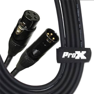 ProX XC-MIC10 10' XLR-F to XLR-M Balanced High Performance Microphone Cable image 2