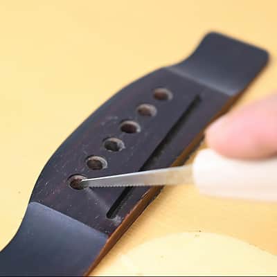 Guitar Bridge Pin Hole Slotting Saw Files for Instrument Repairing Tool (1.3mm) image 3
