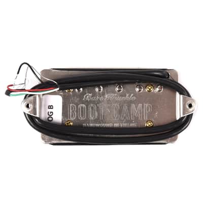 Bare Knuckle Boot Camp Humbucker Old Guard Bridge Pickup 50mm Zebra image 2