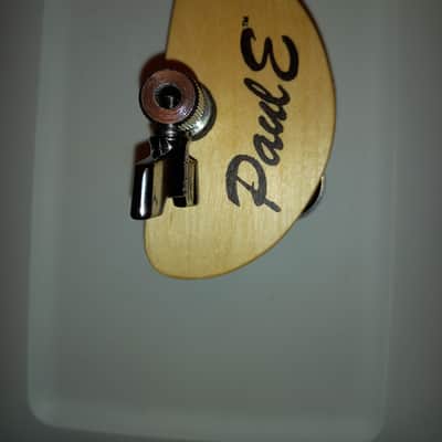 PaulE Drums 'The Art Of Percussion' Min-E 'Pro' Basswood Jingle Block with hihat clutch Oil Rubbed image 2