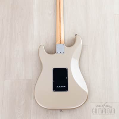 2006 Fender American Stratocaster HH Double Fat Shoreline Gold w/ S1 & Case, Big Apple image 3