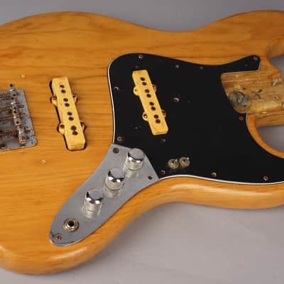 Fender Jazz Bass Body - 1976 - Neck Plate - Hardware - Natural image 12