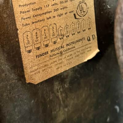 Fender Twin Reverb Blackface 1967 original 1967 image 8
