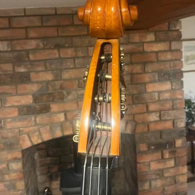 Musima  3/4 Double Bass (Stradivarius Copy, Laminated) 1990-2000 - Natural gloss image 10