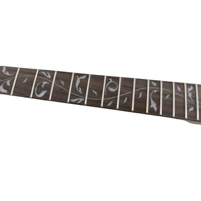 Electric Guitar Neck – Mahogany / Rosewood (24.75" Scale, 22 Frets) image 7