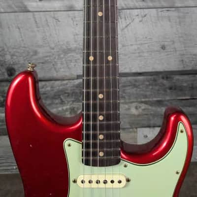 Fender Custom Shop 1960 Stratocaster Journeyman Relic, Aged Candy Apple Red image 5