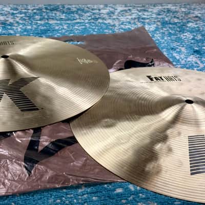 Don’t pay £485!! (LIKE NEW) 14” Zildjian K FAT HATS 1077g 1273g image 10