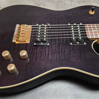 ESP Telecaster Custom Shop TE HH Fender Headstock Troublemaker LP 4-Knob MIJ Japan Tele Mahogany Body Maple Cap Pro Artist Vintage Guitar Deluxe Abalone Dot Inlays image 5
