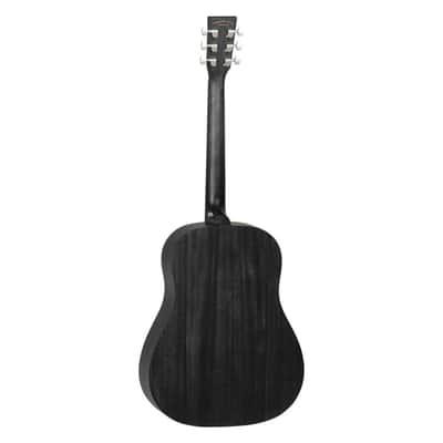 Tanglewood TWBBSDE Blackbird Dread Slope Shoulder 6-String Right-Handed Acoustic Electric Guitar with Mahogany Body and Techwood Fretboard (Black) image 2