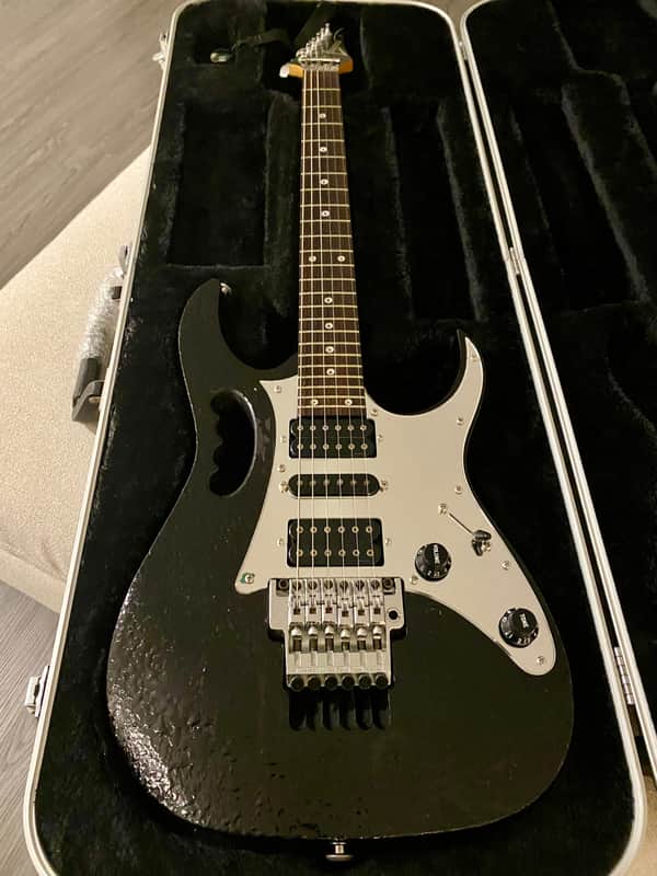 Ibanez JEM7D-BK Steve Vai Signature 1999 - 2004 - Black image 1