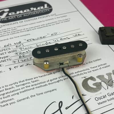 General Vintage Tone Handwound Esquire® Bridge Pickup – Gray Bottom - Gray bottom image 3