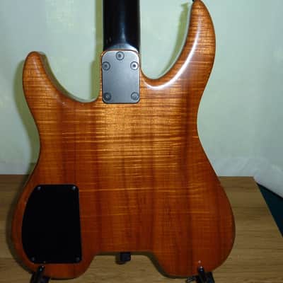 1980's STEINBERGER GM4T TransTrem Guitar in FLAMED HAWAIIAN KOA with Extra Newburgh Neck image 12