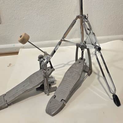 CB Drums 80's hihat and bass pedal - Chrome image 1
