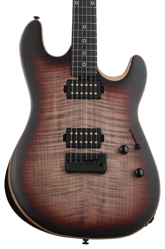 Ernie Ball Music Man Rabea Massaad Artist Series Sabre Electric Guitar - Vileblood Burst image 1