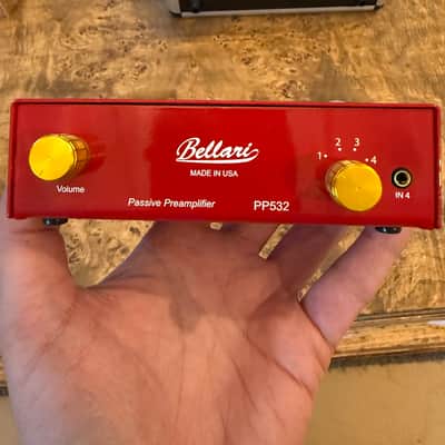 Bellari PP532 Passive Preamp source selector 2023 - Red image 1