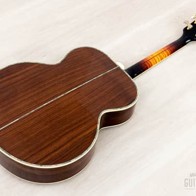 1995 Gibson J-200 Deluxe Limited Run Jumbo Sunburst, Rosewood Back + Sides, Near-Mint w/ Case image 17