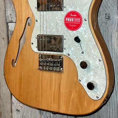 Squier Classic Vibe '70s Telecaster Thinline Natural, HH Includes Pro Setup & Ships Fast so Support Small Business ! image 5