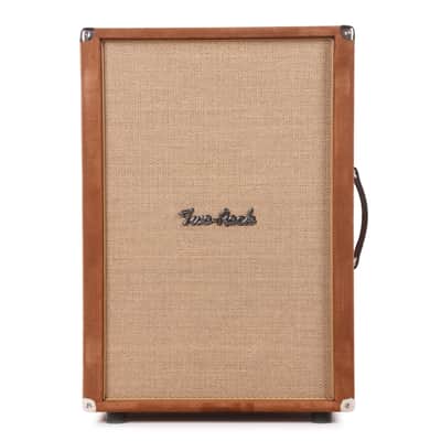 Two Rock 2x12 150w Vertical Cabinet w/Two-Rock 1265B Speaker Tobacco Suede w/ Cane Grill image 1