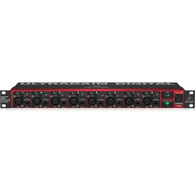 Behringer ULTRAGAIN ADA8200 High-Quality 8x8 ADAT Audio Interface with Midas Mic Preamps image 2