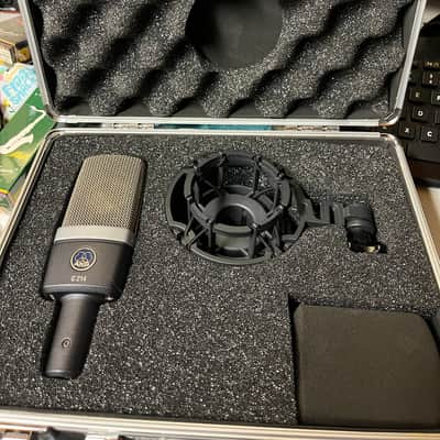 AKG C214 Large Diaphragm Cardioid Condenser Microphone 2010s - Black image 1
