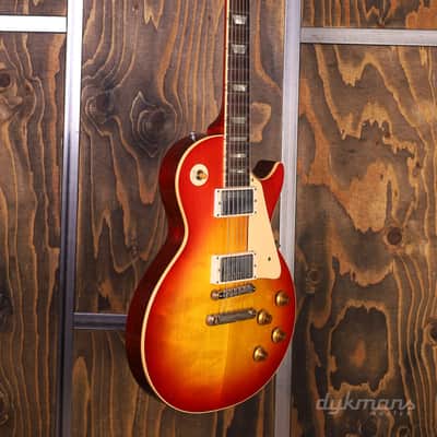 Gibson Custom Shop 1958 Les Paul Standard Washed Cherry Sunburst VOS image 3
