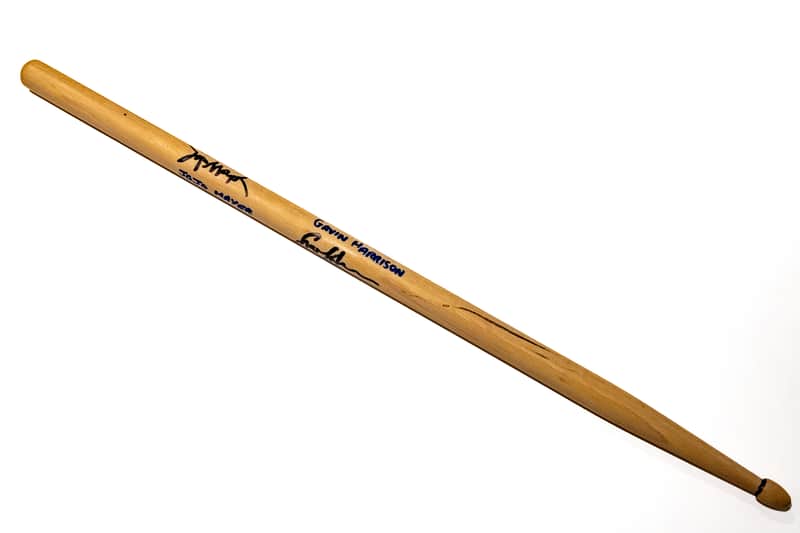 RARE Gavin Harrison & Jojo Mayer Autographed Drumstick - London Drum Show 2010 image 1