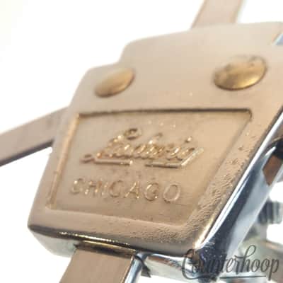 *Ludwig "Atlas" Snare Drum Stand Chrome Vintage 70s Sturdy Single-Braced Chicago image 6