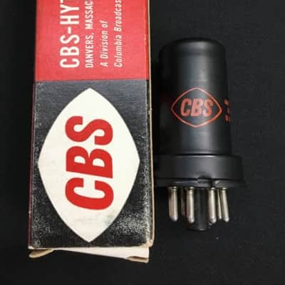 NOS CBS-HYTRON 6SJ7 Pentode AUDIO GUITAR AMP VACUUM TUBE Tested USA 2.1578-D image 1