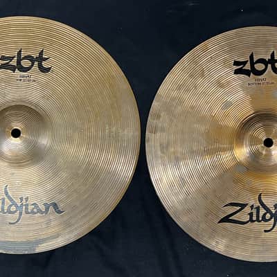 Zildjian 13" ZBT Hi-Hat Cymbals (Pair) Used image 1