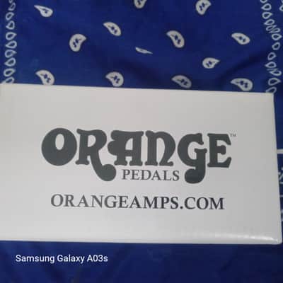 Orange Kongpressor Analog Class A Compressor Pedal 2010s - Blue/Orange Graphic image 7