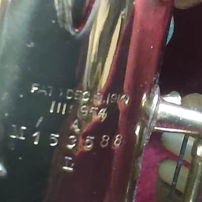 C.G. Conn 1119954  Alto Saxophone serial M153588 - Lacquer Ready To Play image 7