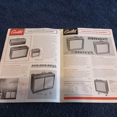 Vintage 1964 Guild Guitar & Amplifier Catalog! Rare, Original Case Candy, Paperwork! image 6
