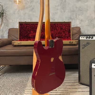 Fender Telecaster 1961 GLAS Custom Relic 8lb With G&G Custom Relic Tweed image 13