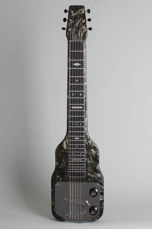 Magnatone G-70 Lap Steel Electric Guitar (1955), ser. #51321, original tweed hard shell case. image 1