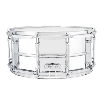 Ludwig 6.5x14" Supralite Steel Snare Drum image 3