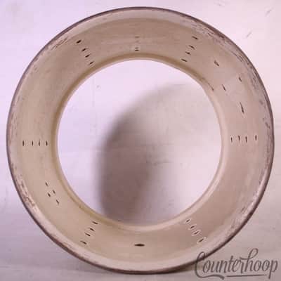 *Ludwig 13x9" Silver Sparkle Tom Drum Shell Vintage 60s Pre-Serial 3Ply Mahogany image 7
