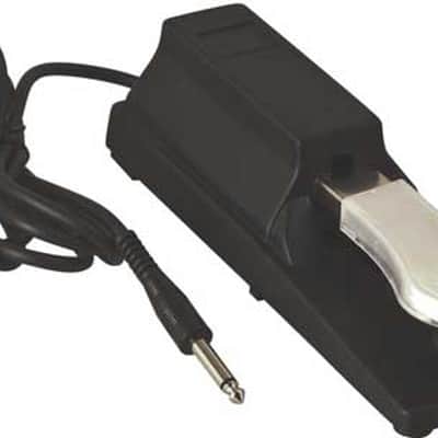 On-Stage KSP100 Piano Style Keyboard Sustain Pedal with 6' 1/4 TRS Cable image 1