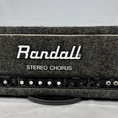 Randall RC235DS Stereo Chorus 60 Watt Electric Guitar Amplifier Head 1990’s - Grey Carpeted image 3