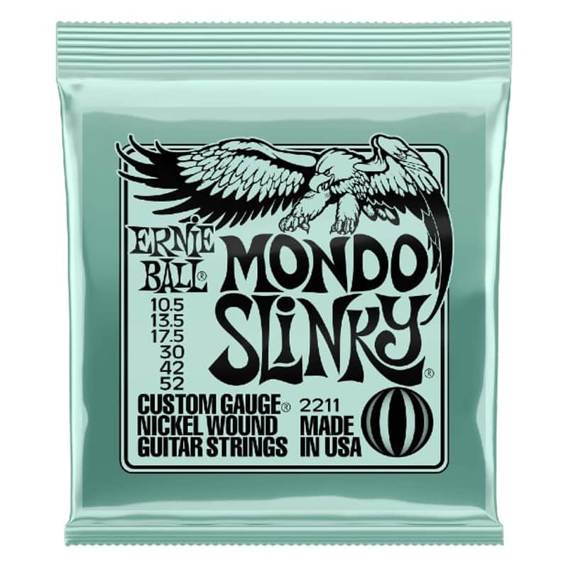 Ernie Ball 2211 Mondo Slinky Nickel Wound Electric - 10.5 - 52 Gauge image 1