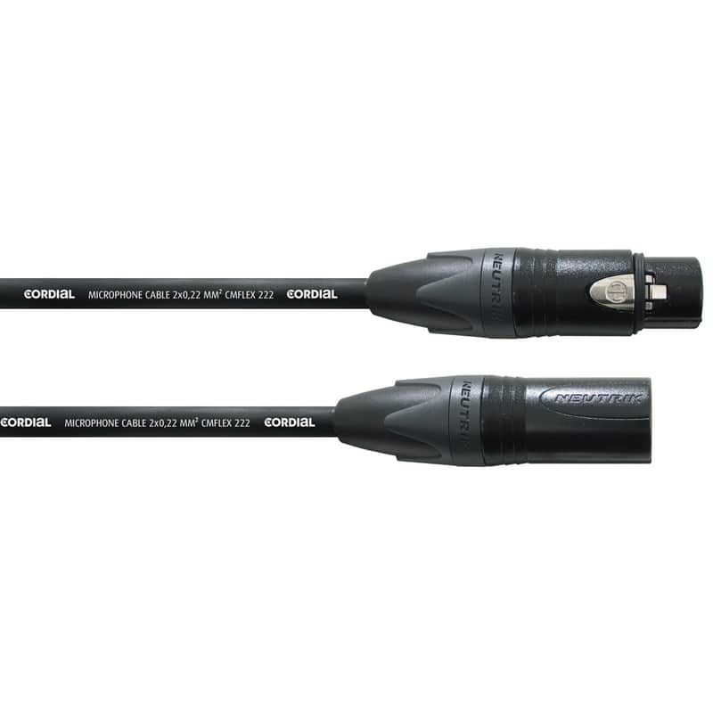 Cordial CPM 5 FM-FLEX FLEX Microphone Cable XLR 5m Neutrik - Microphone Cable image 1