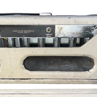 Fender Bandmaster 6G7-A 40-Watt 2x12" Piggyback Guitar Amp 1961 - 1962 - Blonde image 10