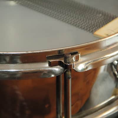 Amati Free Floating brass snare 4x14 image 10