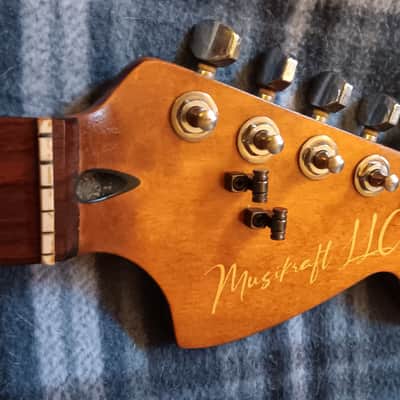 2001 Squier Stratocaster Standard Neck - Aged oil, bone nut, OG tuners image 3