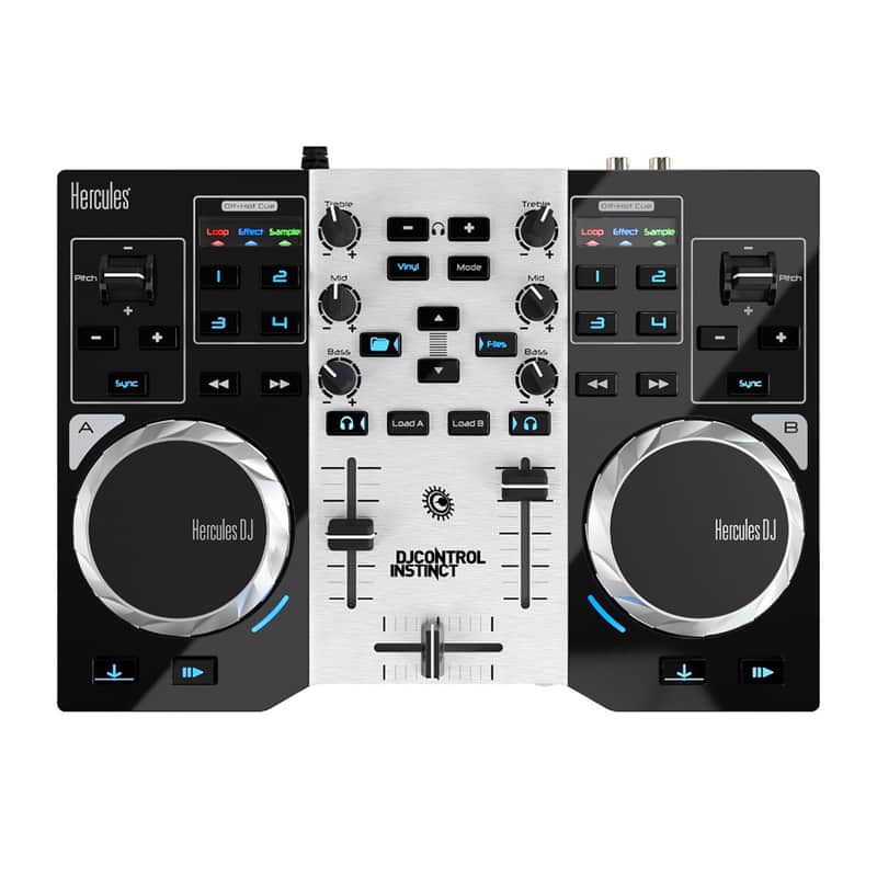 Hercules DJControl Instinct Party Pack DJ Controller w/ LED Light image 1