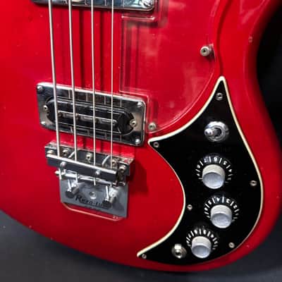 Baldwin Burns Baby Bison Bass Guitar - All Original - Clean Poly Finish - Rare Palm Mute and Original OHSC included - 1966 image 8