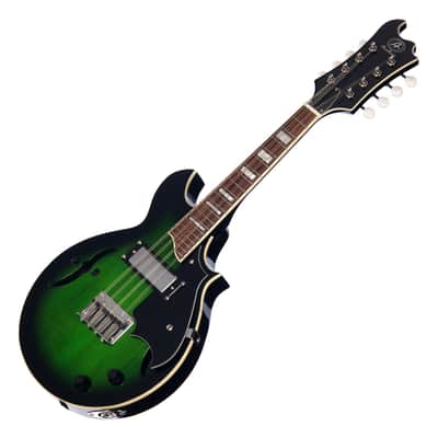 Airline Guitars H35 Batwing Mandolin Greenburst image 5